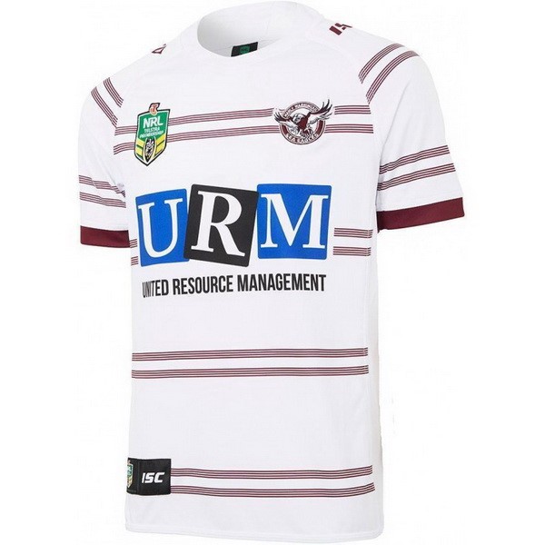 Maillot Rugby Manly Sea Eagles Exterieur 2018 Blanc